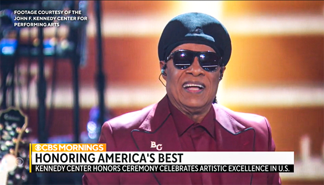 Stevie Wonder at Kennedy Centers Honors 2021